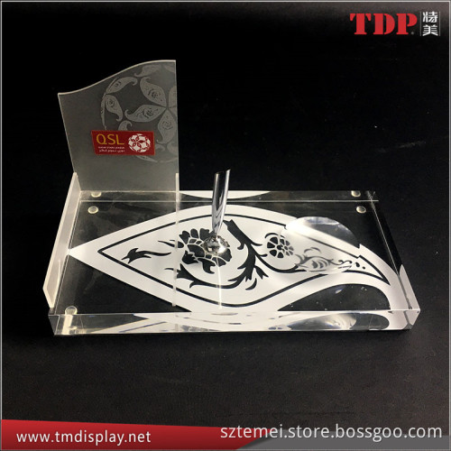 Wholesale Clear Rectangle Desk Lucite Paperweight